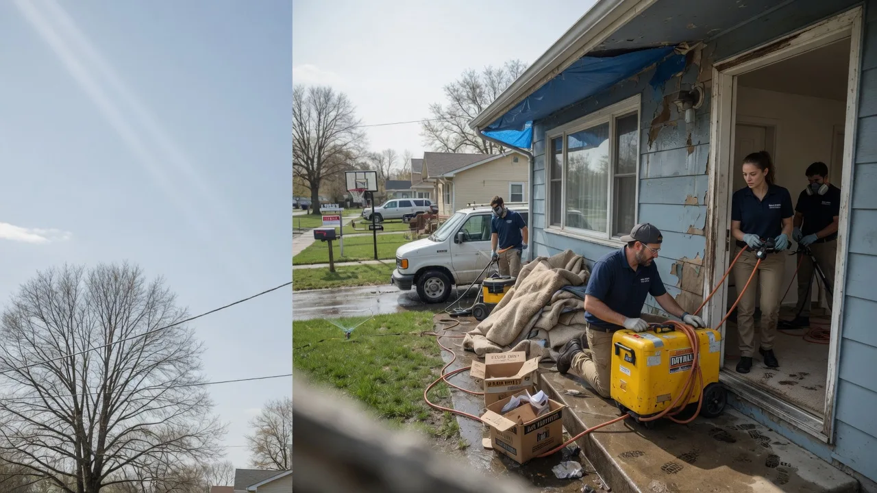 Basement Flood Cleanup in Lehr, ND near me